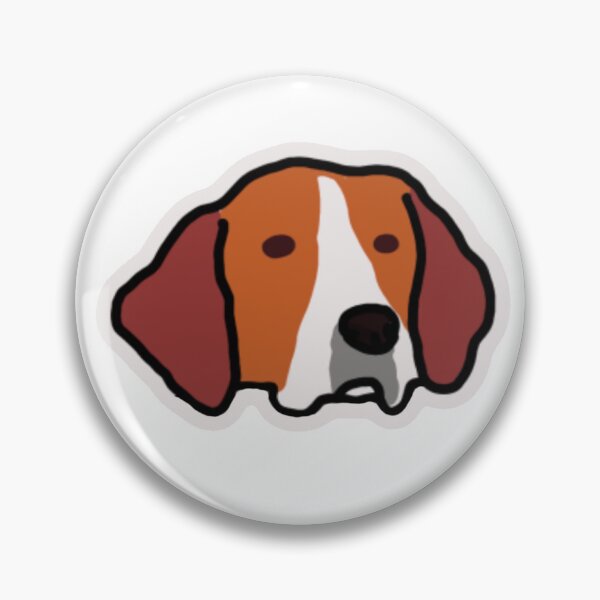 Item preview, American Foxhound Face designed and sold by delmarvastickers.