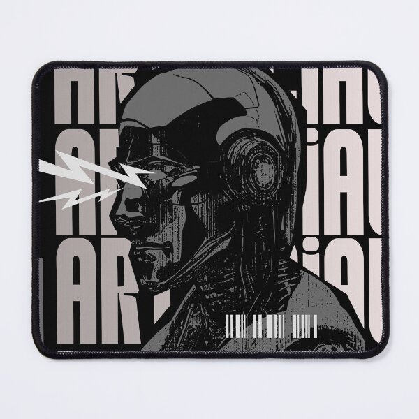 Item preview, "Artificial human" retro futuristic design designed and sold by SkittieShirts.