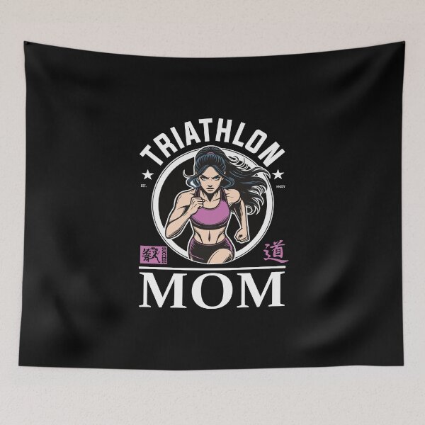 Item preview, Triathlon Mom – Stylish design for the sporty mother designed and sold by RetroMaritalArt.