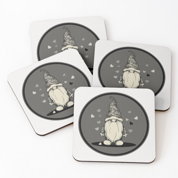 Item preview, Cute Monochrome Gnome 1  designed and sold by fetch-it-studio.