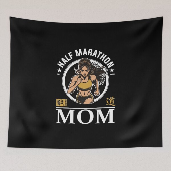 Artikelvorschau, Halbmarathon Mom – Für die ausdauernde Läufer-Mama entworfen und verkauft von RetroMaritalArt.
