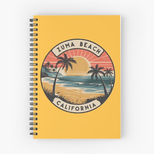Item preview, Zuma Beach California - Vibrant Retro Sunset Artwork designed and sold by CircinusStore.