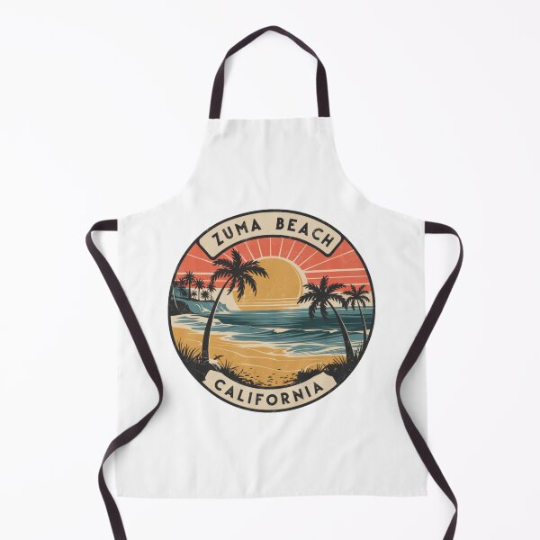 Item preview, Zuma Beach California - Vibrant Retro Sunset Artwork designed and sold by CircinusStore.