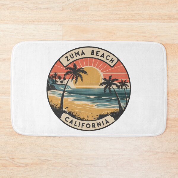 Item preview, Zuma Beach California - Vibrant Retro Sunset Artwork designed and sold by CircinusStore.