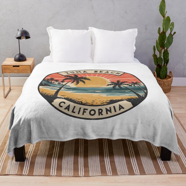 Item preview, Zuma Beach California - Vibrant Retro Sunset Artwork designed and sold by CircinusStore.