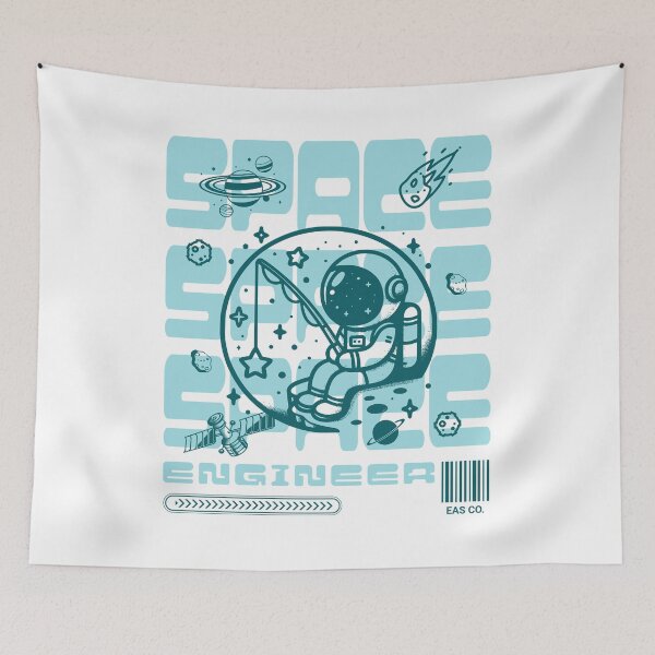 Item preview, Space Engineer - Futuristic Astronaut Design designed and sold by Dago345.