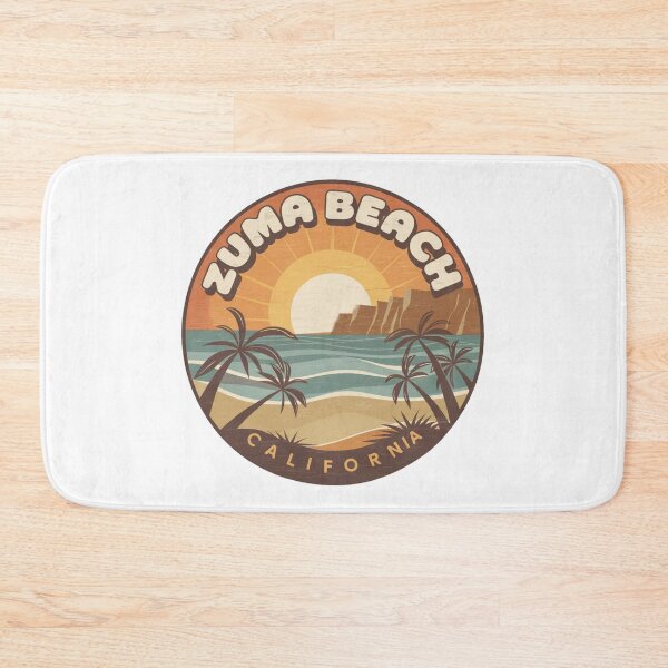 Item preview, Zuma Beach California - Retro Coastal Cliffside Design designed and sold by CircinusStore.