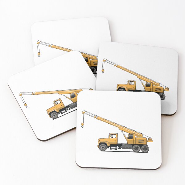 Item preview, crane truck yellow  designed and sold by NaquashM.