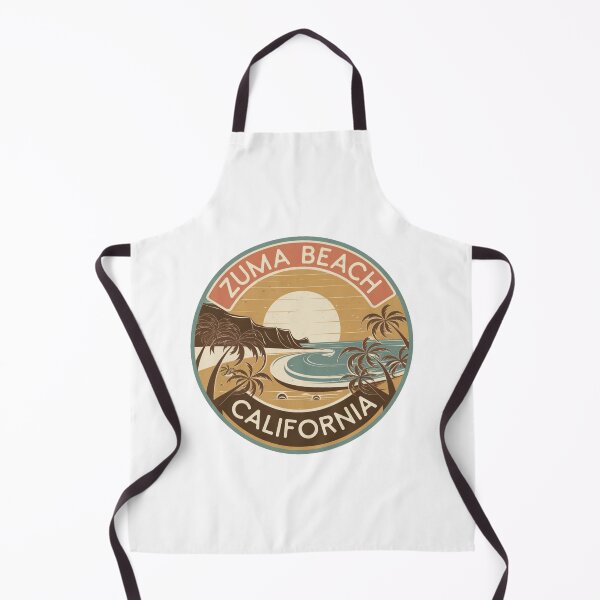 Item preview, Zuma Beach California - Retro Sunset and Palm Trees designed and sold by CircinusStore.