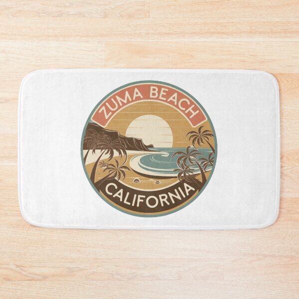 Item preview, Zuma Beach California - Retro Sunset and Palm Trees designed and sold by CircinusStore.