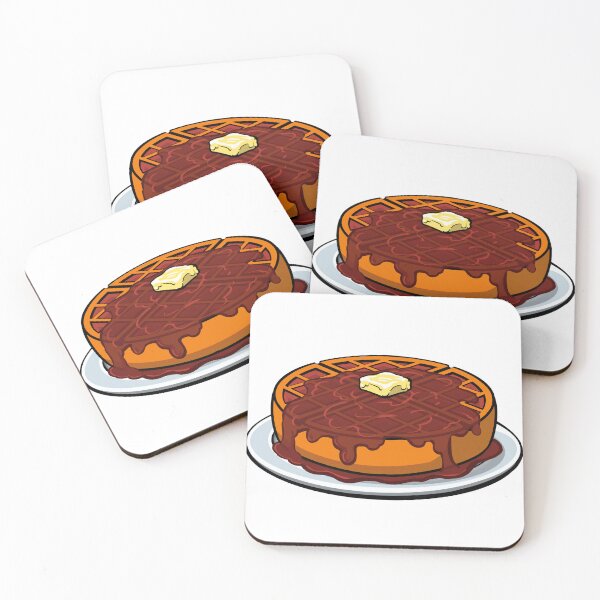 Item preview, Gofre crujiente con mantequilla y sirope designed and sold by digifunk.