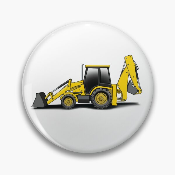 Item preview, backhoe digger yellow  designed and sold by NaquashM.