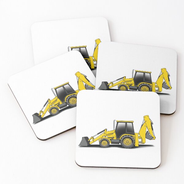 Item preview, backhoe digger yellow  designed and sold by NaquashM.