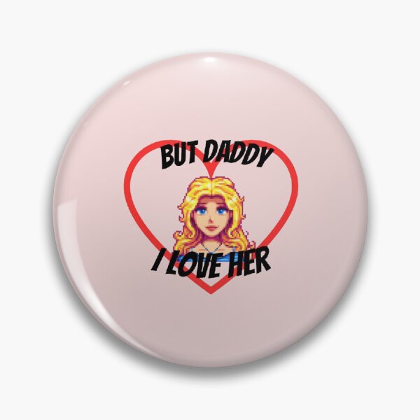 Item preview, abigail stardew valley sticker but daddy i love her designed and sold by Silly Stickers Etc..