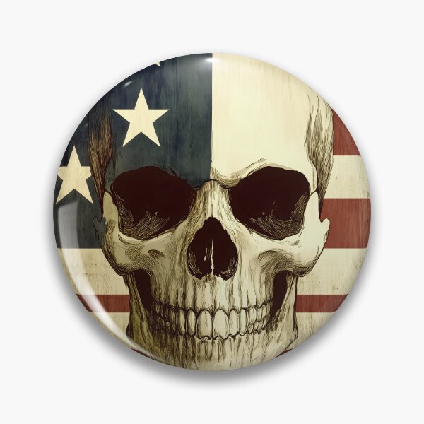 Artikelvorschau, Patriot's Edge – Totenkopf & Sterne entworfen und verkauft von Mindsway.