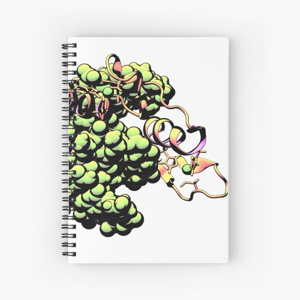 Pop Zinc Finger, green Spiral Notebook
