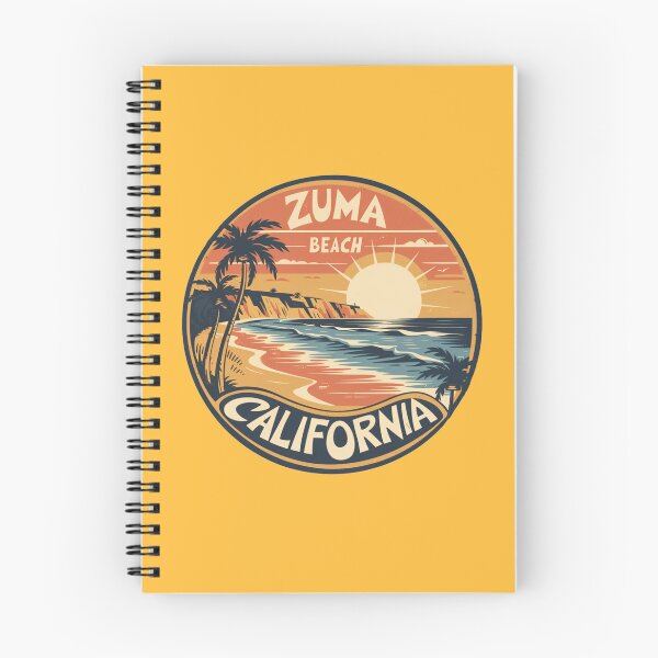 Item preview, Zuma Beach California - Retro Sunset and Palm Trees designed and sold by CircinusStore.