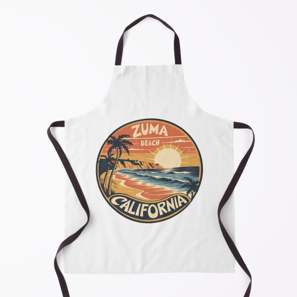 Item preview, Zuma Beach California - Retro Sunset and Palm Trees designed and sold by CircinusStore.