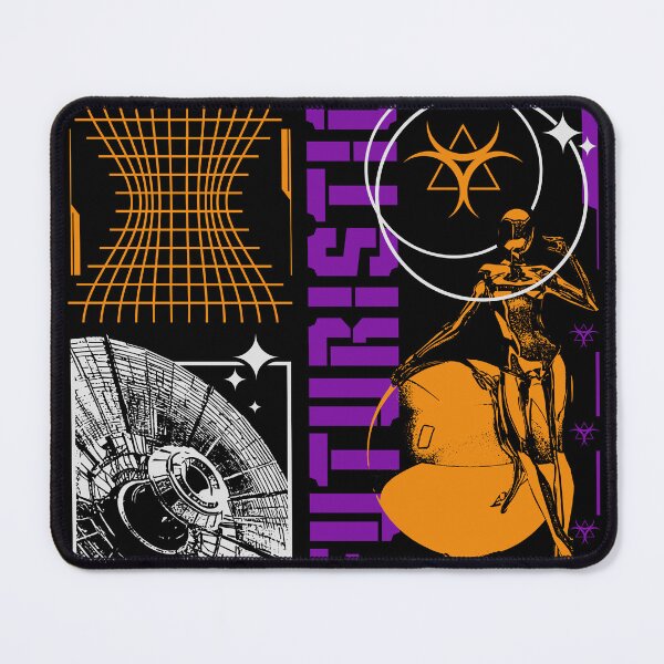 Item preview, "Futuristic" retro futuristic design designed and sold by SkittieShirts.