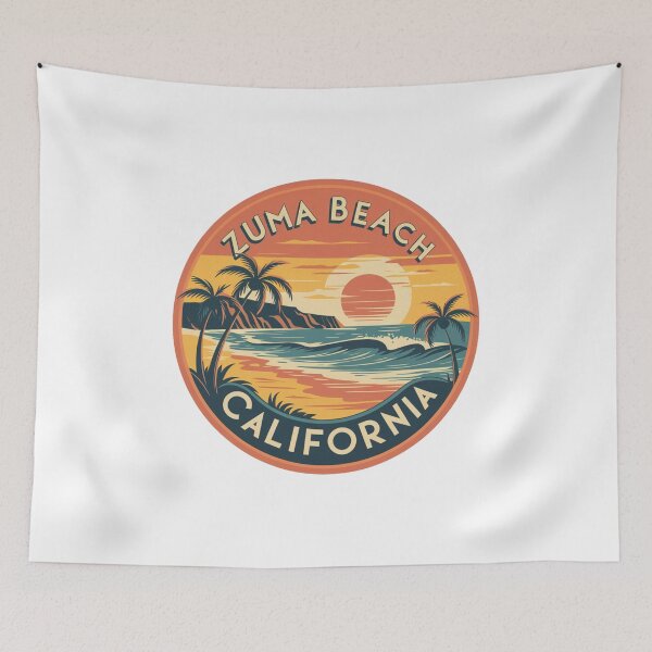 Item preview, Zuma Beach California - Sunset Serenity designed and sold by CircinusStore.