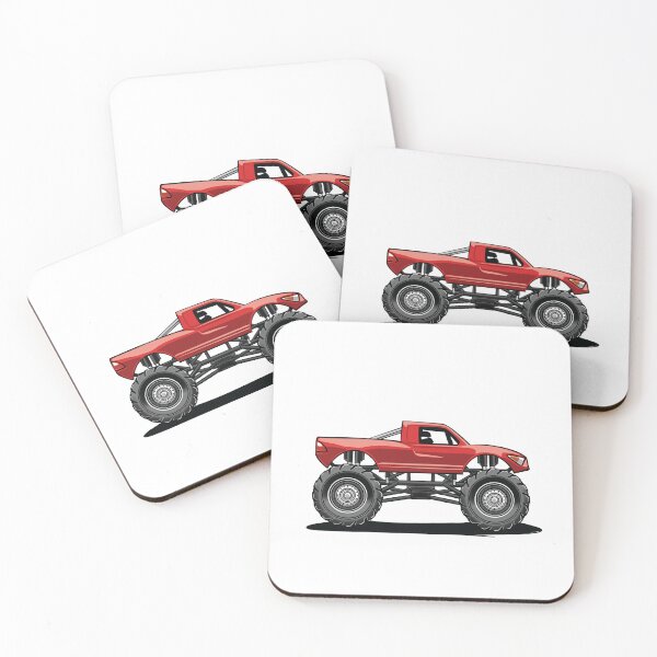 Item preview, monster truck red  designed and sold by NaquashM.