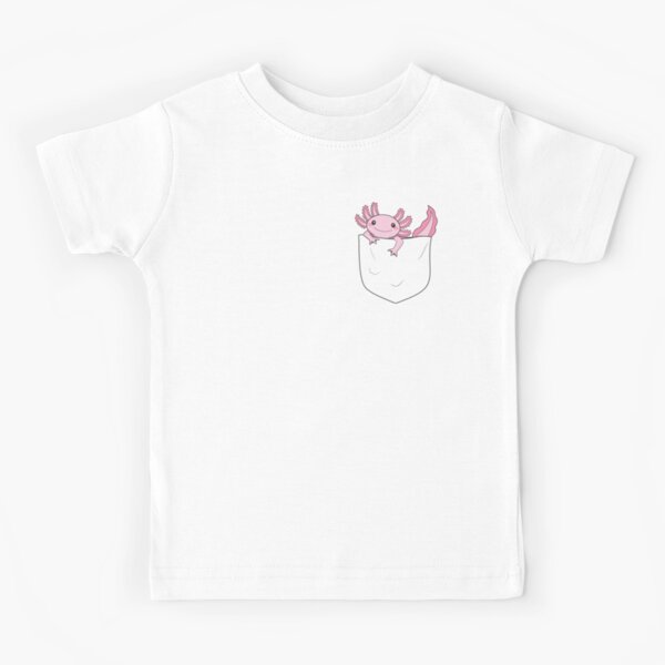 Item preview, Shirt Pocket Axolotl designed and sold by justajadedartist.