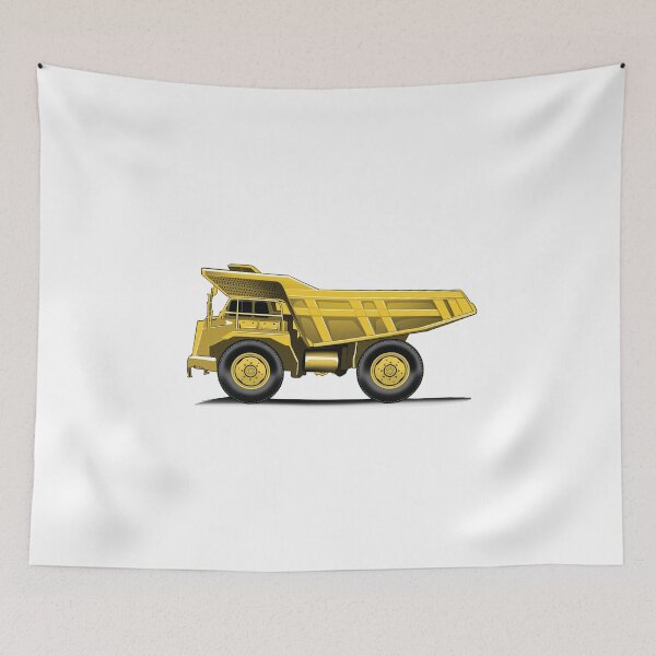 Item preview, yellow mining truck  designed and sold by NaquashM.