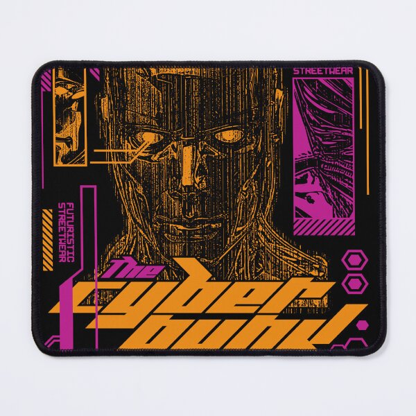 Item preview, "The cyberpunk world begins" retro futuristic design designed and sold by SkittieShirts.