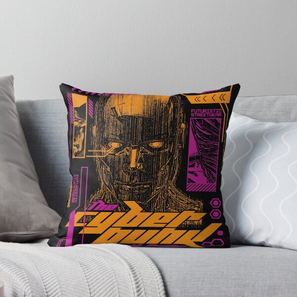 Item preview, "The cyberpunk world begins" retro futuristic design designed and sold by SkittieShirts.