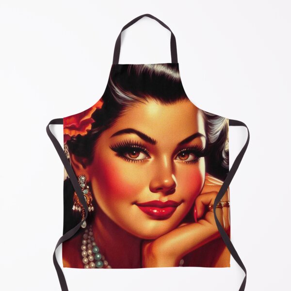 Item preview, Cute Pin-up Painting designed and sold by PulpVintage.
