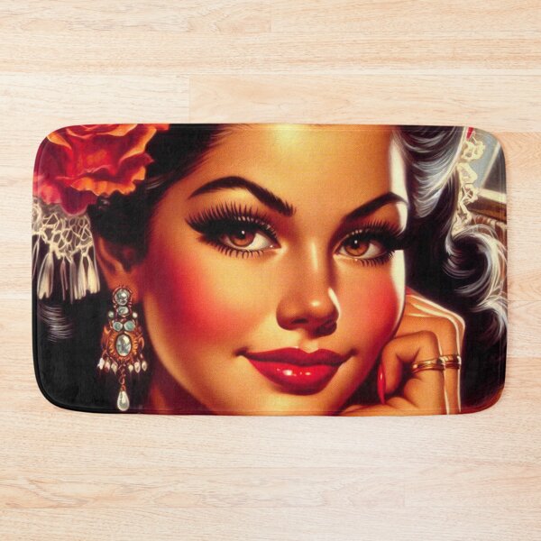 Item preview, Cute Pin-up Painting designed and sold by PulpVintage.
