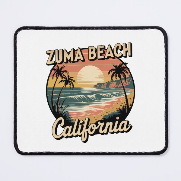 Item preview, Zuma Beach California - Vibrant Sunset and Palm Trees designed and sold by CircinusStore.