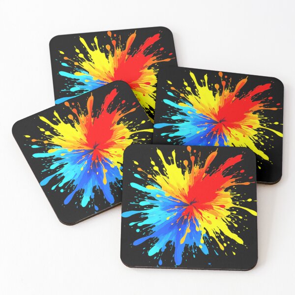 Item preview, Colorful Abstract Splash Art Vibrant Modern Artistic Design designed and sold by ExploreAura Studio.