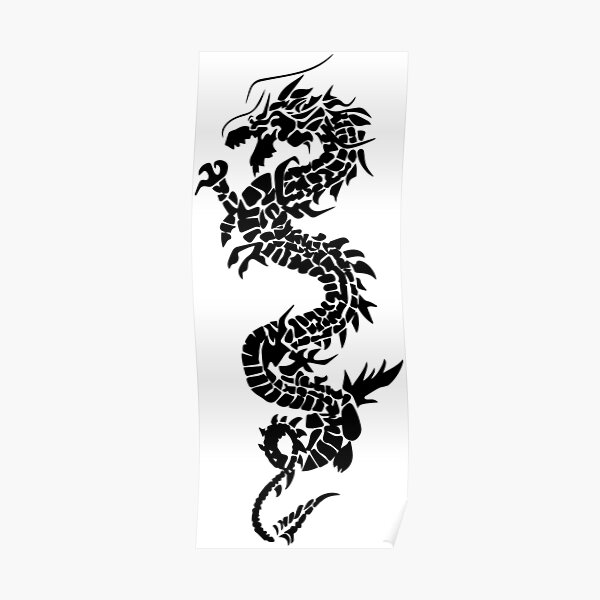 Arm Tattoo Posters Redbubble - abs w abbie and chinese dragon tattoos roblox