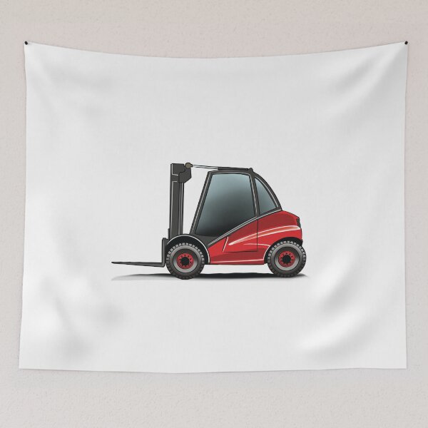 Item preview, fork lift red designed and sold by NaquashM.