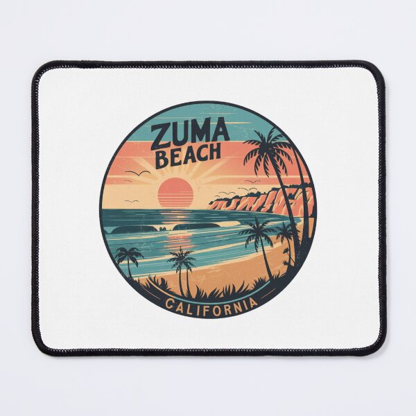 Item preview, Zuma Beach California - Vintage California Sunset - Retro Coastal  designed and sold by CircinusStore.