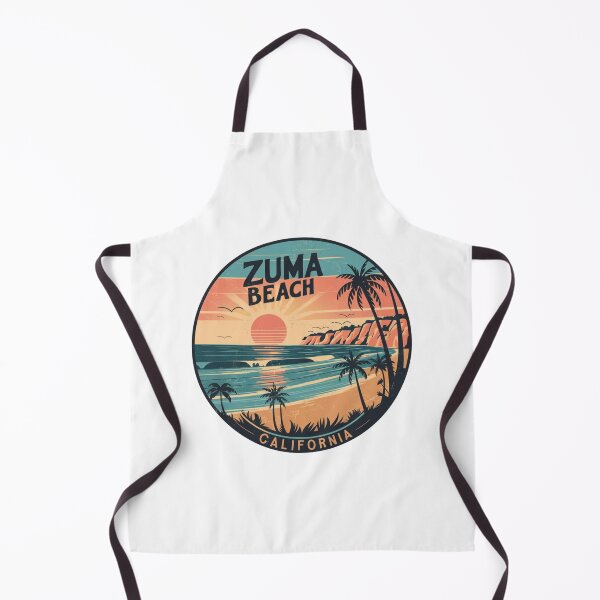 Item preview, Zuma Beach California - Vintage California Sunset - Retro Coastal designed and sold by CircinusStore.