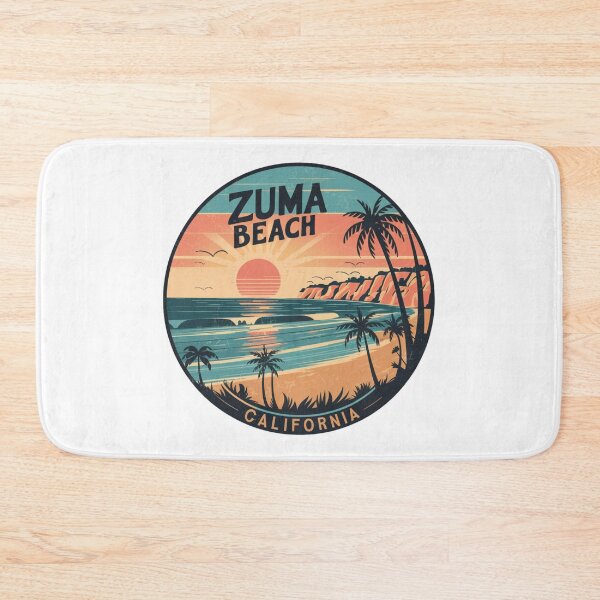 Item preview, Zuma Beach California - Vintage California Sunset - Retro Coastal  designed and sold by CircinusStore.