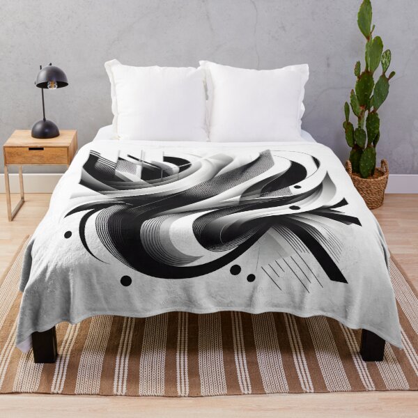 Item preview, Diseño abstracto en blanco y negro con contrastes llamativos designed and sold by Eiadlight.