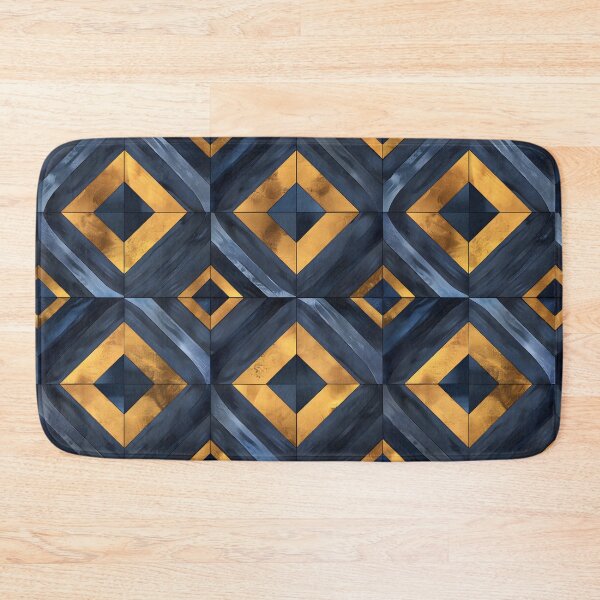 Item preview, Geometric Gold Foil Diamonds Pattern designed and sold by TossedSweetCorn.