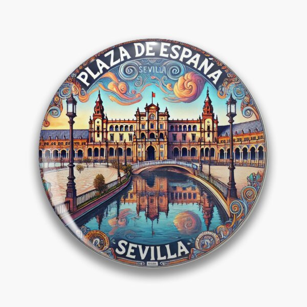 Item preview, Plaza de España in Seville designed and sold by ChicClicker.