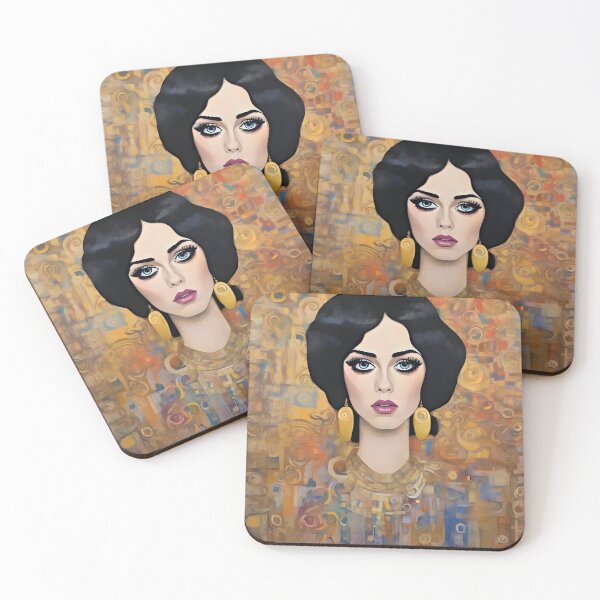 Item preview, Katy Perry in Gustav Klimt style designed and sold by bogfl.