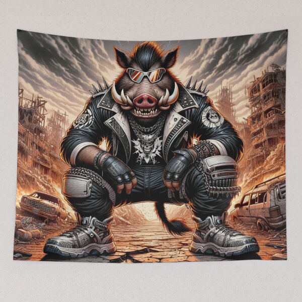 Item preview, Apocalypse Hog: The End-Time Warrior designed and sold by RobDaHoody.