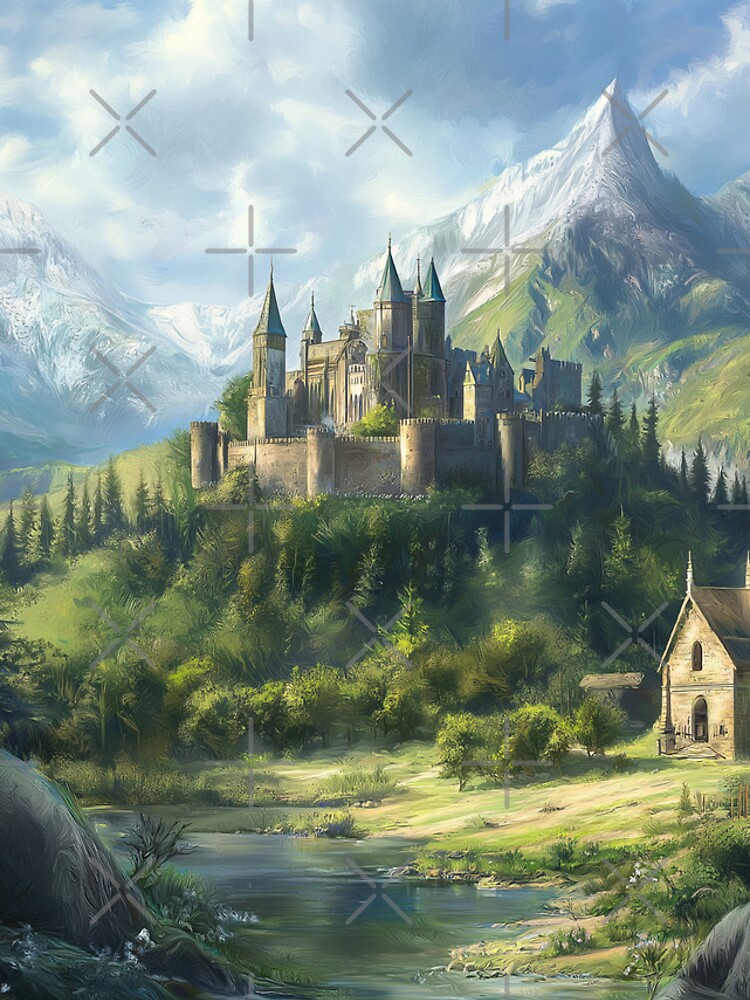 Thumbnail 4 of 4, iPhone Case, Fantasy Landscape designed and sold by Rtymer.