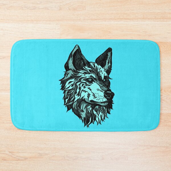 Item preview, Blue wild wolf designed and sold by Maryart8.