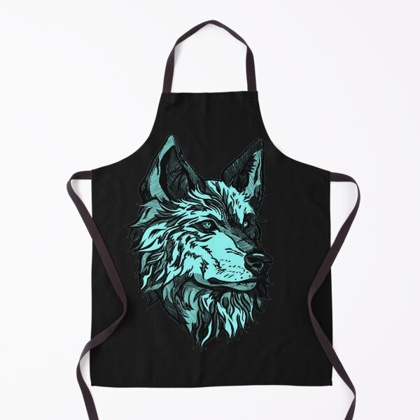 Item preview, Blue wild wolf designed and sold by Maryart8.
