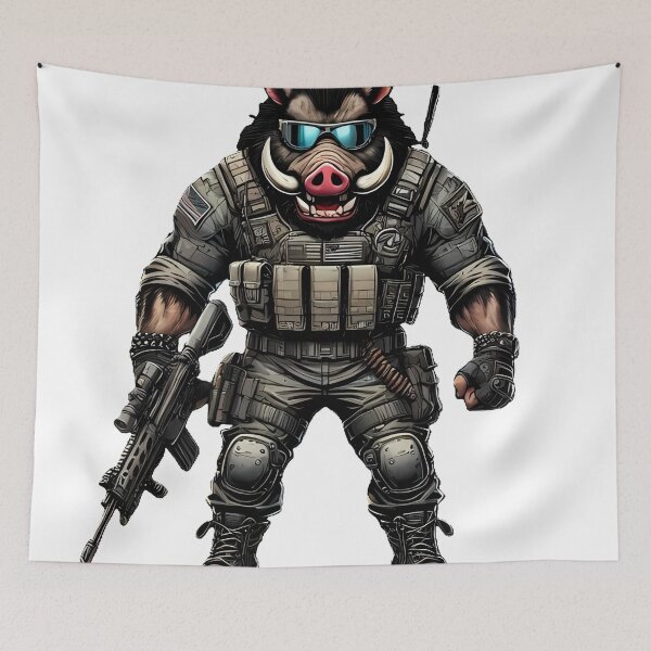 Item preview, Tactical Hog: The Elite Soldier designed and sold by RobDaHoody.