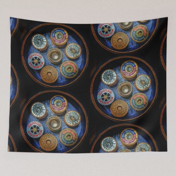 Item preview, Circles of Antique Cotton Reels Showing Off designed and sold by Duncan-Mac.
