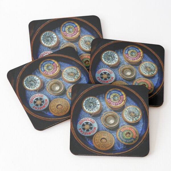 Item preview, Circles of Antique Cotton Reels Showing Off designed and sold by Duncan-Mac.