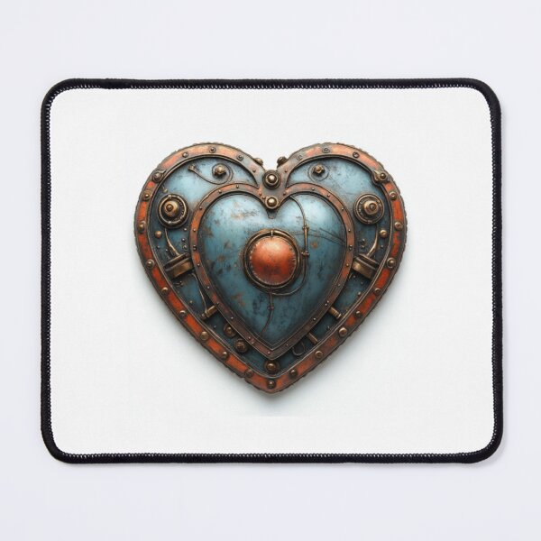 Item preview, A heart of brass and steam, where love beats with the rhythm of invention designed and sold by dragonfliesart.